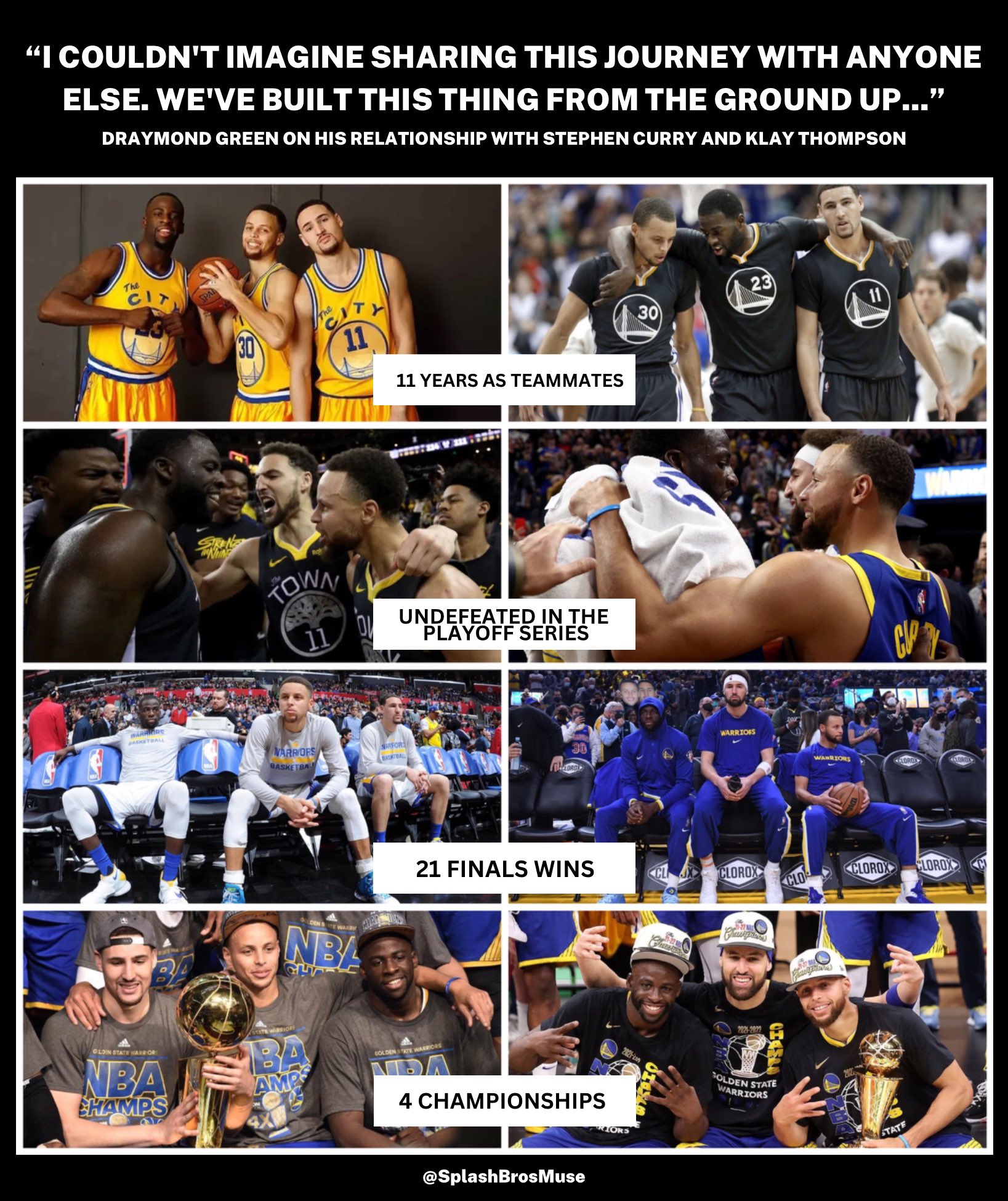 Happy birthday to Splash Brothers bodyguard , Draymond Green   