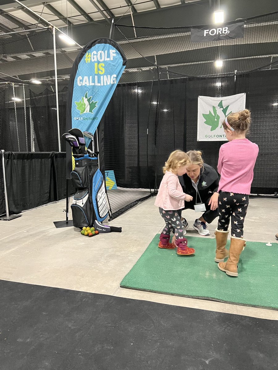 TheGolfOntario's tweet photo. Getting ready to recognize #InternationalWomenDay2023 next week by introducing the game of golf to a new generation at the Canadian Golf Expo in Ottawa with @TheGolfOntario partner @ngcoacanada . 

#GolfForAll #GolfIsCalling #ShapingLivesThroughGolf #IWD2023 https://t.co/3wRlM2XyTN