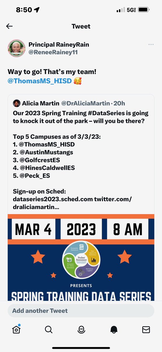 ZandraAguilar15's tweet photo. Thomas MS is on fire 🔥 this Saturday morning at Data training and Job Fair proactively hiring for next school year. @ThomasMS_HISD @ReneeRainey11 @HISDREADY2RISE https://t.co/l2QWKronTv