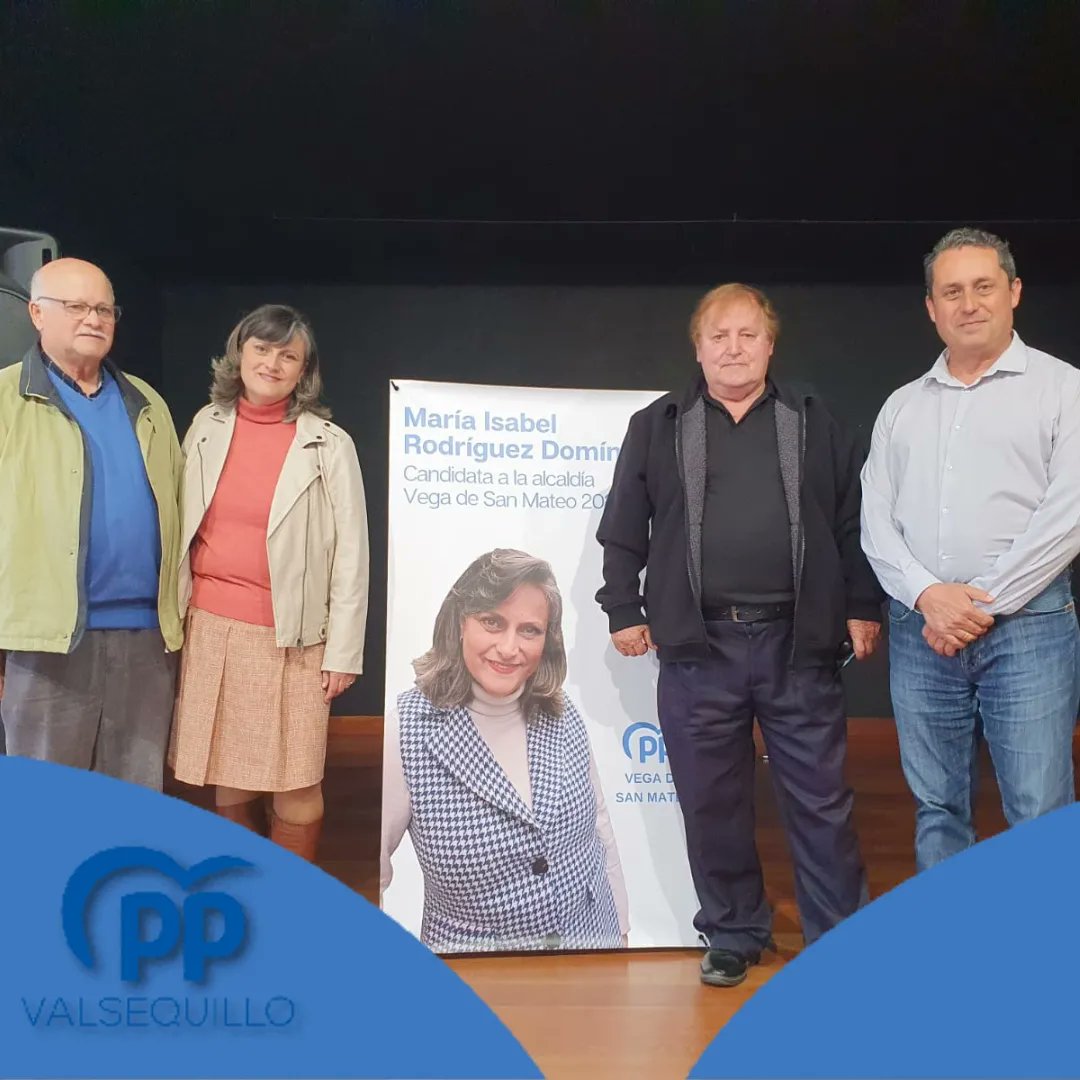 pp_valsequillo's tweet photo. Presentación de la candidata Maria Isabel Rodríguez Domínguez a la alcaldía de la Vega de San Mateo. Varios compañeros de Valsequillo le  felicitamos personalmente. ¡Bravo presidenta! https://t.co/B5unjOeZR9