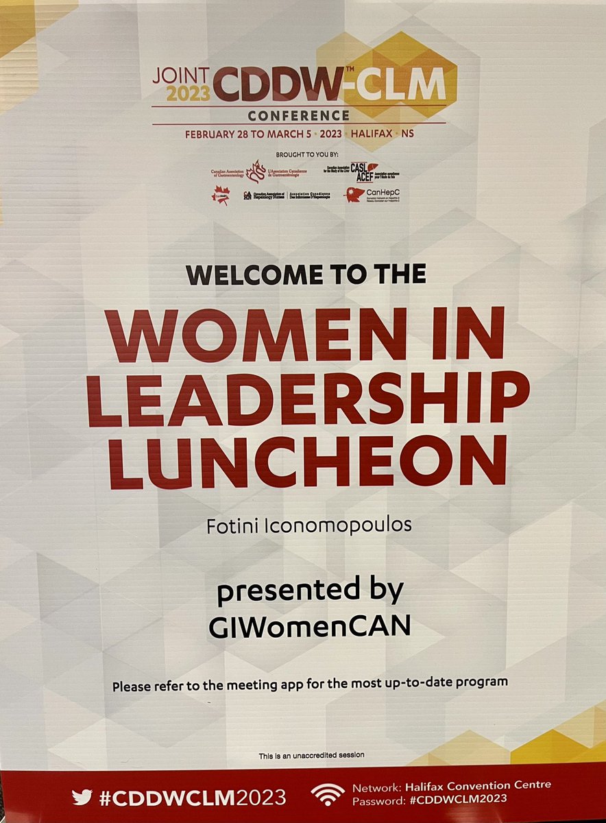 CanGastroAssn's tweet photo. Excellent turn out to the #GIWomenCAN! Women in Leadership Luncheon with guest speaker @Fotiniicon #CDDWCLM2023 https://t.co/Utx9VSWH1r