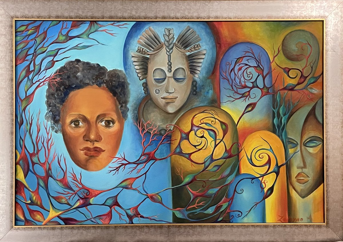 TalarCourage's tweet photo. Henrietta Lacks Immortality (HeLa Cells),  Anait Zadoyan, 2017 @CELLebrateHeLa @HeLaFoundation #HenriettaLacks https://t.co/HqxsRahrF7