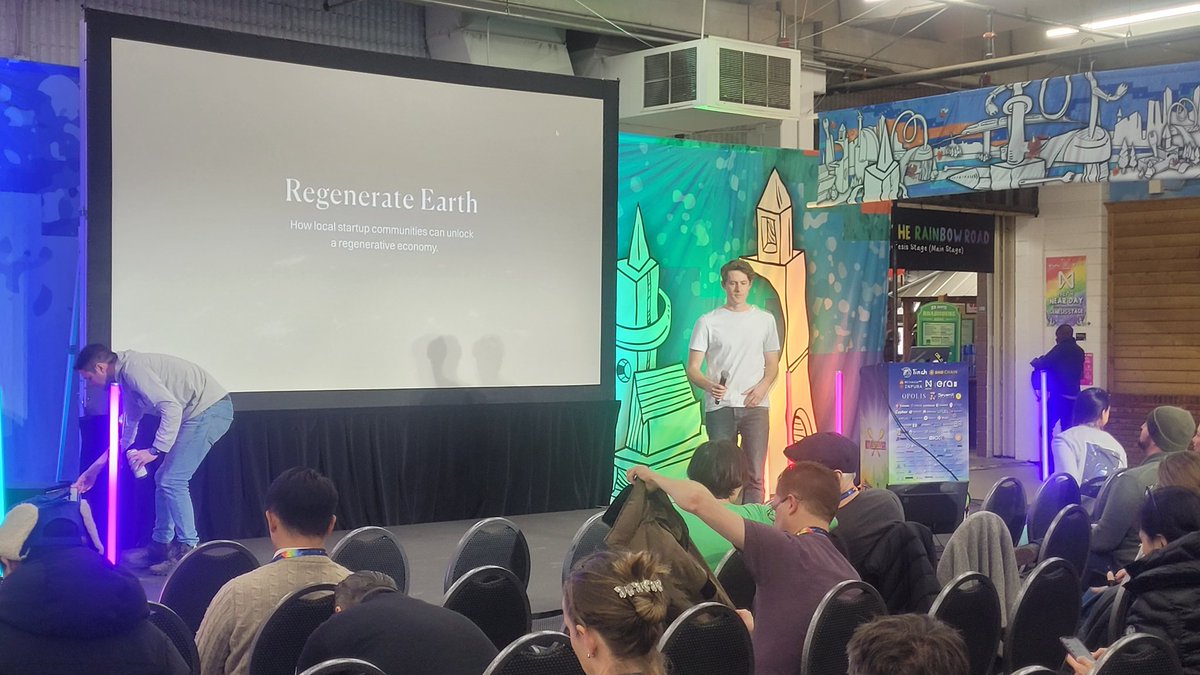 daryljedwards's tweet photo. Next up: @climateXcrypto of @ReFiDAOist on how we're building a global regenerative economy rooted in local communities
#ReFi #ETHDenver https://t.co/QNbmXkS6lf