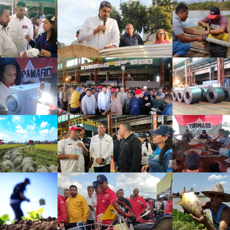 Venezuela avanza hacia su soberanía al producir bienes, servicios, riquezas e impulsar el desarrollo industrial con proyectos infinitos de desarrollo científico-tecnológico. Es la nueva etapa para mejorar la calidad de vida de la población.
#ComunaYProducción
#ChávezInfinito