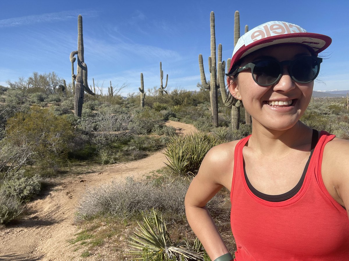 really love these trails I grew up running on ☀️ a huge perk to having #SIR23 in Phoenix this year! excited to see everyone and learn a ton. #IR pals hit me up if you need hiking recs!