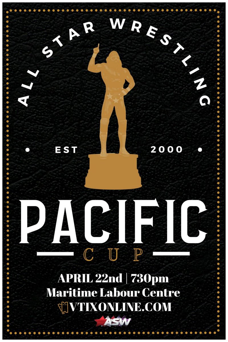Tonight at ASW March Madness, we've got fists full of #PacCup tickets!

Want a first crack at them? Buy them tonight at the Maritime Labour Centre

Then, sit back and enjoy the majestry of ASW March Madness!