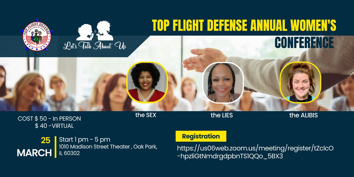 CassT4MVA2017's tweet photo. ATTENTION LADIES: Registration is now open! You do not want to miss this year's women's conference! Tickets are on sale at Eventbrite and make sure you register! Early bird catch the worm!

NOTE: THERE WILL BE DOOR PRIZES AND RAFFLES THROUGHOUT THE EVENT https://t.co/lTp9ccgNwF