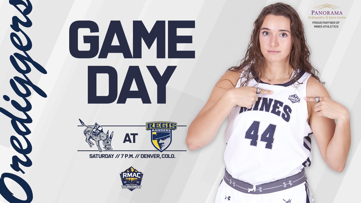 MinesWBB's tweet photo. ⚒️𝗚𝗔𝗠𝗘 𝗗𝗔𝗬⚒️

We urgently, but very kindly, request your presence at Regis Field House in Denver tonight (Saturday) at 7 p.m. as we play for a RMAC title.

🆚 Regis
🕐 7 p.m.
📍 Denver
📈 https://t.co/SDkcMSxG75
📺 https://t.co/pwPJtZViYC

#HelluvaEngineer https://t.co/8qGlQJFtuC