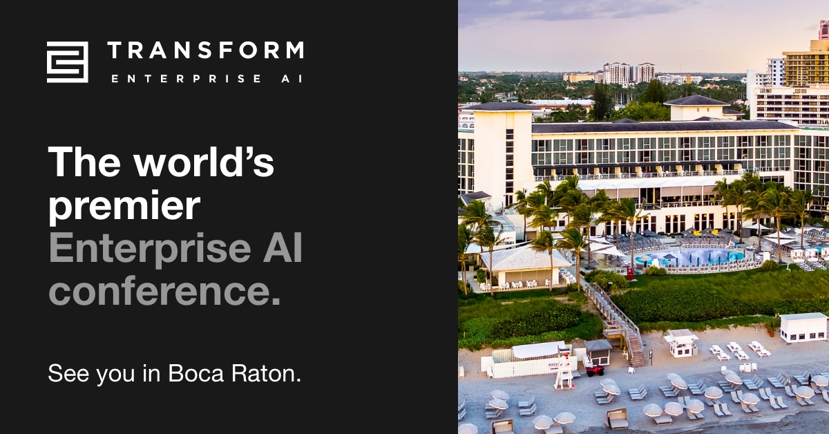 #C3Transform23 — the premier #EnterpriseAI conference — is next week, and we're excited for this year's program in Boca Raton.

Stay tuned for updates from the conference as industry leaders take the stage.
