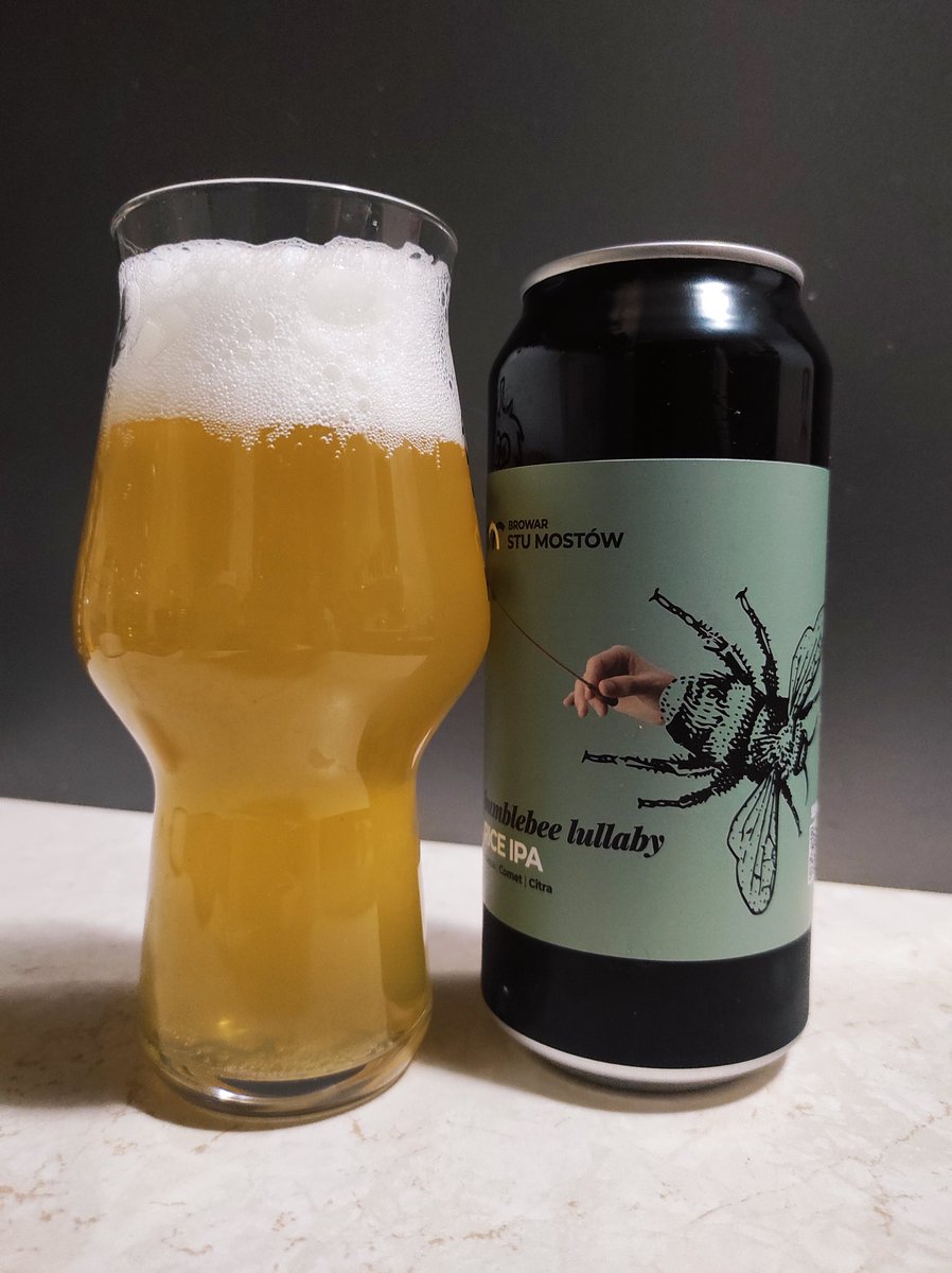BojanowskiMarek's tweet photo. #248
🍺 Bumblebee Lullaby
🇵🇱 Browar Stu Mostów
Rice IPA
Alk. 6.8%
3.5/5
#craftbeer #polishbeer #RiceIPA #IPA #piwokraftowe #browar #StuMostów #beergeak #beerpics #wroclaw
@BrowarStuMostow https://t.co/AstXhIyBgn