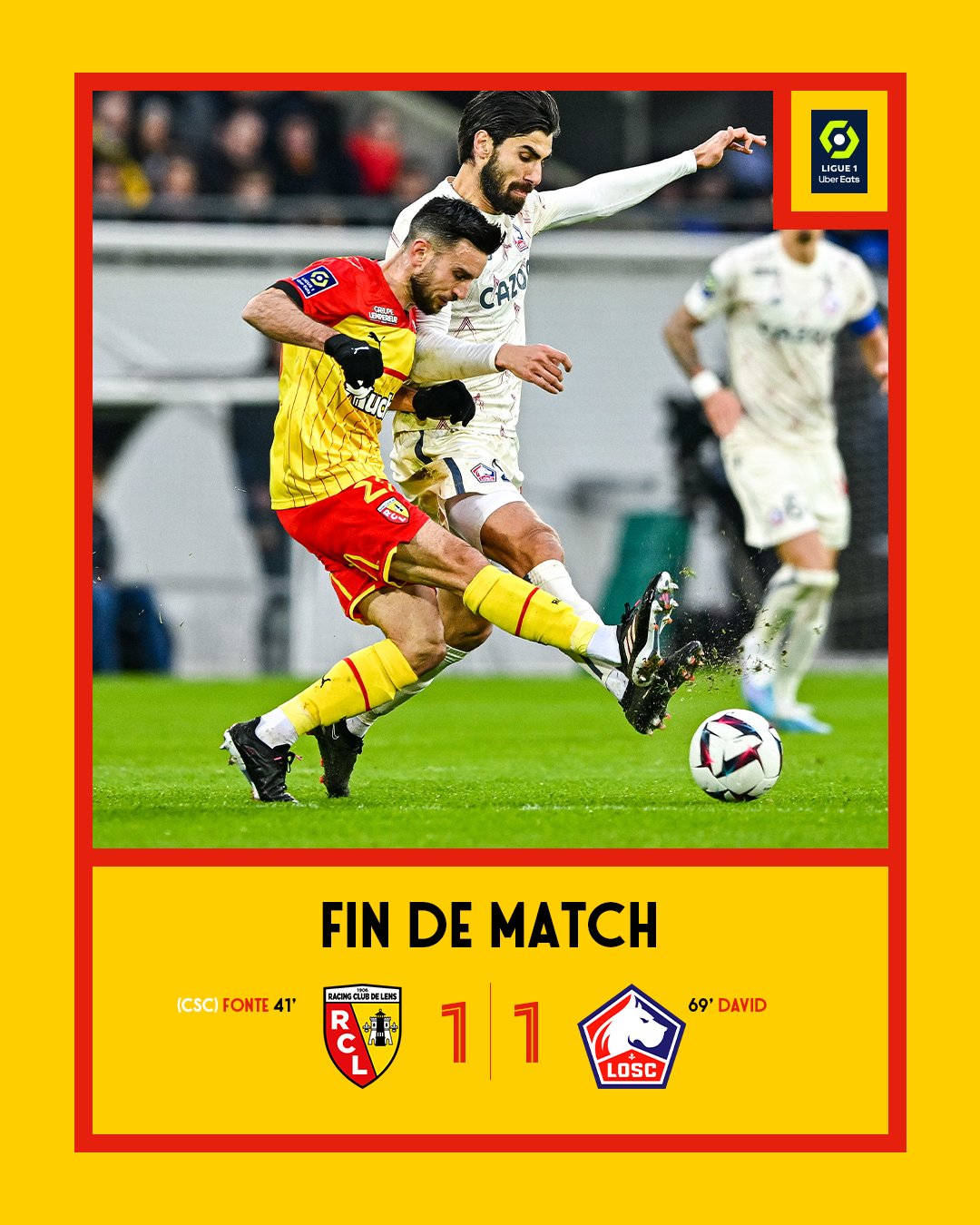 Racing Club de Lens on X: ๐ฅ ๐ฐ๐๐๐๐๐๐ RC Lens 2-1 Olympique