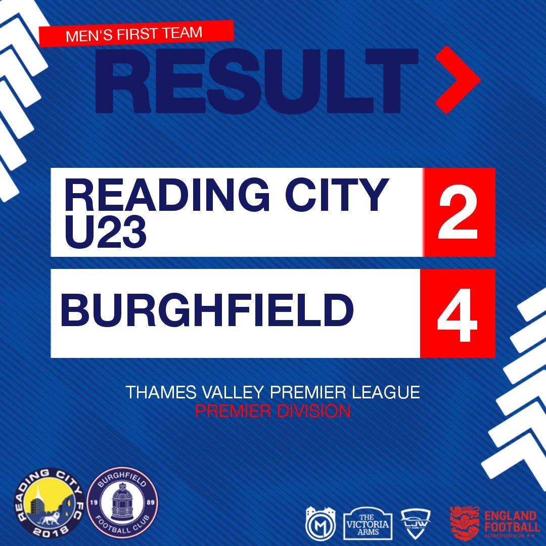 BurghfieldFC's tweet photo. RESULT | Reading City U23 2-4 Burghfield

A good away win for the Men’s First Team 🔵

⚽️⚽️⚽️ @langerssss 
⚽️ @Tom_MCC21 

#UpTheFielders https://t.co/8X16YtGtta