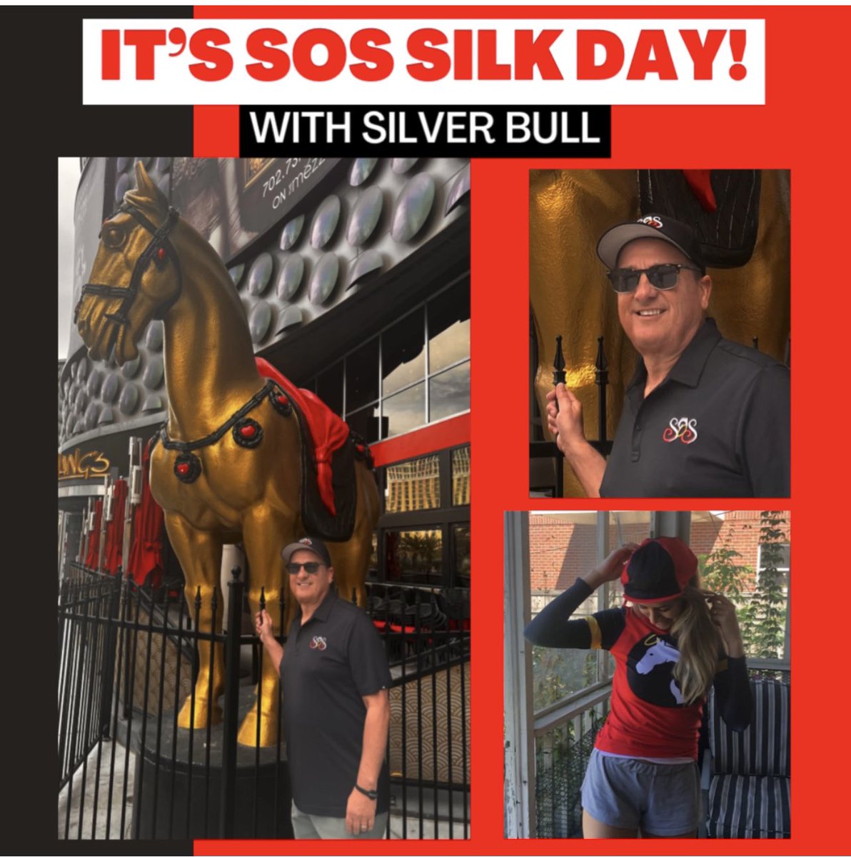 What day is it?? It’s SoS Silk Day with Silver Bull. Did you know Reylu Gutierrez is leading jockey at the Fairgrounds in Louisiana?#thoroughbredracing #thoroughbreds #sportofkings #horseracing #horseowner #racehorse #racehorses