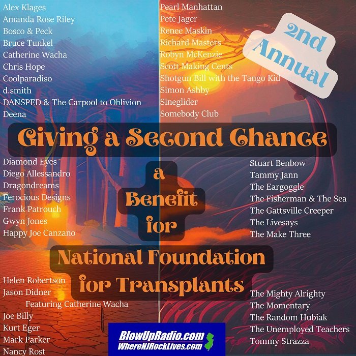 Tune in to <a href="/BlowUpRadio/">BlowUpRadio.com 📻 - Where NJ Rock Lives🟩</a> this year's Benefit for the National Foundation <a href="/ForTransplants/">National Foundation for Transplants</a>! Donate and you'll receive  a compilation great tunes from NJ artists, including a brand new track from us! Listen today and tune in Sunday 3/5 at 5:25pm for our set! 
donate.transplants.org/story/Burwebat…