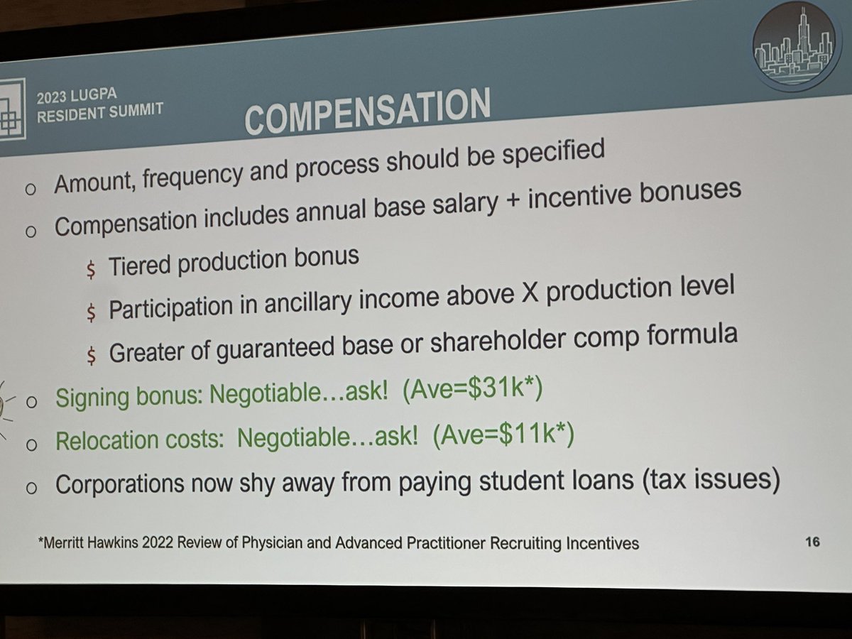 If you don’t ask then you’ll never know! Make sure your offer is commensurate with your (high) worth! And get good financial advice along the way! <a href="/UrologyUS/">LUGPA</a> <a href="/WealthKeel/">Chad Chubb, CFP®, CSLP®</a>