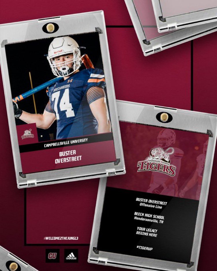 Buster Overstreet (@busteroverstre1) on Twitter photo Blessed to announce I will be furthering my academic and athletic career at Campbellsville University. <a href="/CvilleTigersFB/">Campbellsville Football</a> <a href="/CoachHBrown8/">Hunter Brown</a> <a href="/BeechFootball/">Beech Football</a> <a href="/PrepstarFlorida/">Derek Del Rosal</a> Blessed to announce I will be furthering my academic and athletic career at Campbellsville University. <a href="/CvilleTigersFB/">Campbellsville Football</a> <a href="/CoachHBrown8/">Hunter Brown</a> <a href="/BeechFootball/">Beech Football</a> <a href="/PrepstarFlorida/">Derek Del Rosal</a>