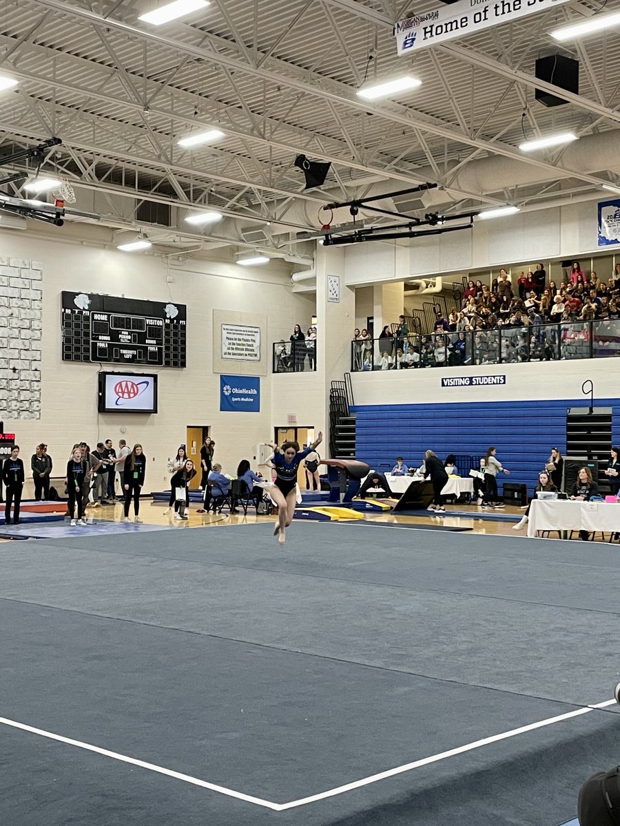 Abby with a great floor routine!  ⁦
⁦<a href="/darbygym/">Darby Gymnastics</a>⁩ ⁦<a href="/HDarbyAthletics/">Darby Athletics</a>⁩