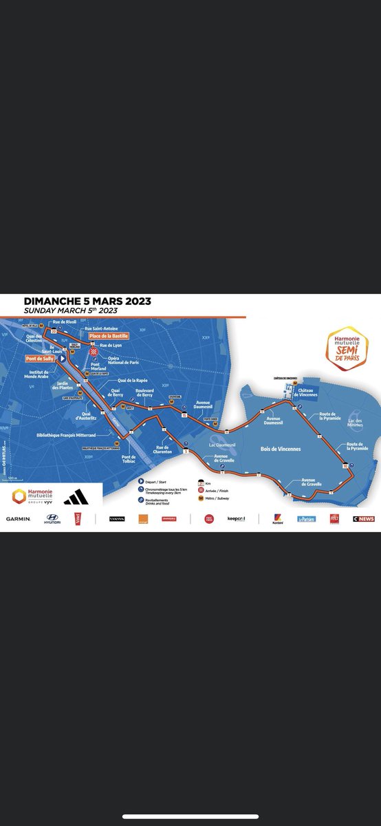 Prête pour demain ! #semimarathon #Paris2023
