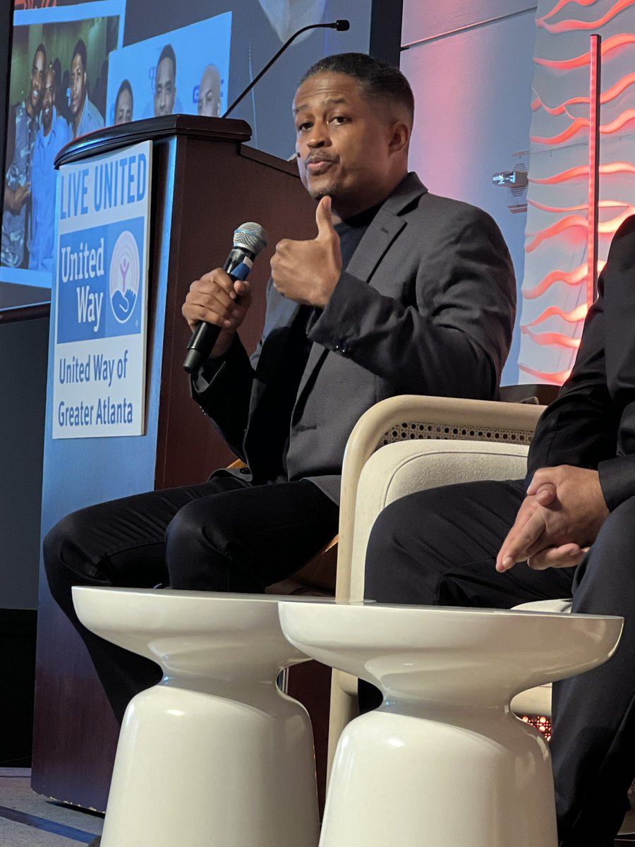 unitedwayatl's tweet photo. “At the end of the day, you can’t be afraid to fail. Failure is a stepping stone. Take chances on yourself. If we’re not in those rooms, we’ve got to find a way into those rooms.” - Laron Tate #leadwithaap https://t.co/CcAicjw1Uu