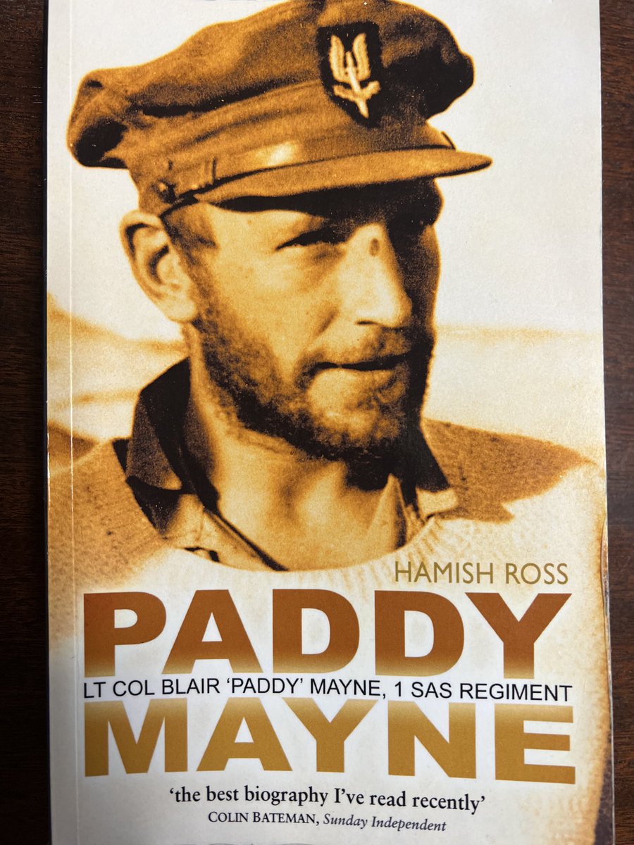 Cracking read, recommend it. #paddymayne ⁦@blair_mayne⁩