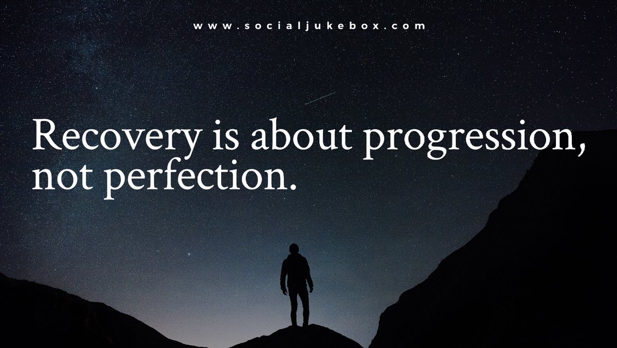 tim_fargo's tweet photo. Recovery is about progression, not perfection.
#sobriety #addiction https://t.co/vC5oDFmkMQ