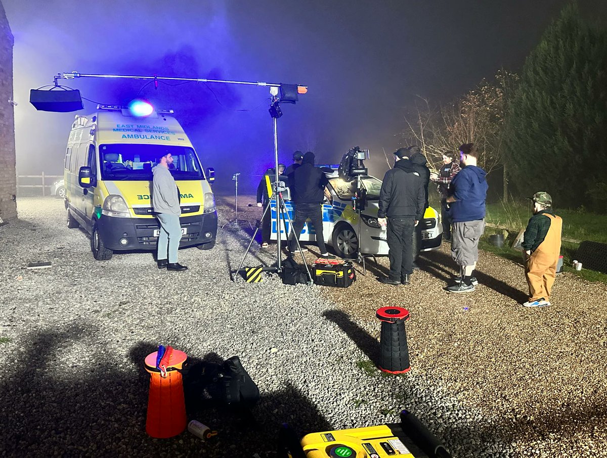 ActionMediaHire's tweet photo. Lights, camera, action! 🎬 Our fully-equipped emergency vehicles are always in top condition and ready to roll. Trust us to bring a level of realism to your productions that will make them stand out. #policecars #ambulance #mediahire #behindthescenes https://t.co/F5dzQypOjG