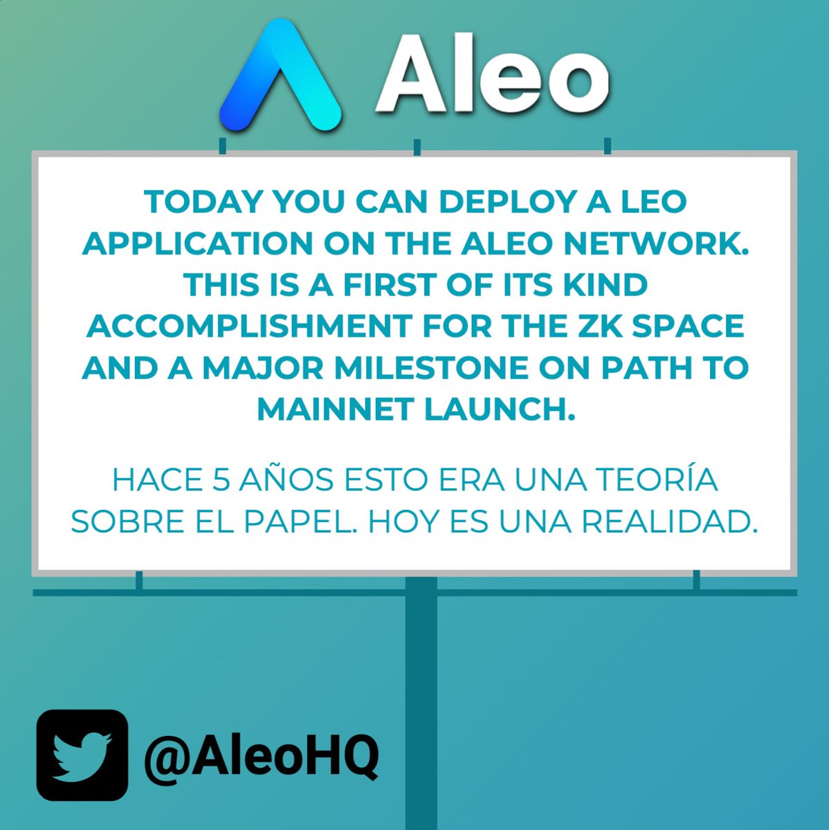 ⌛️ No más esperas.

@AleoHQ 

#Aleo #AleoBlockchain #zeroknowledge #Blockchain