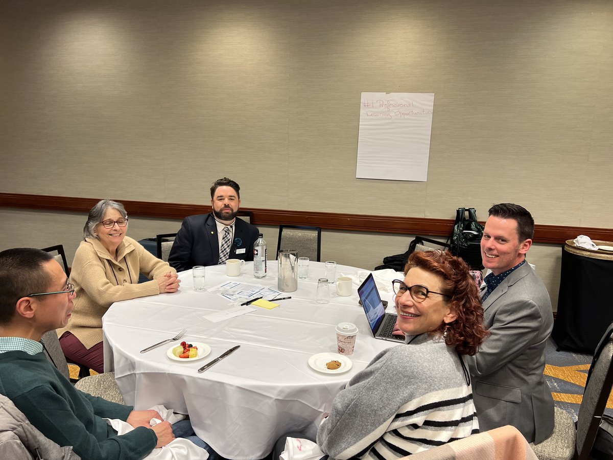 The Advisory Council had a great working lunch, hearing about NECTFL’s ongoing projects and missions. #nectfl23