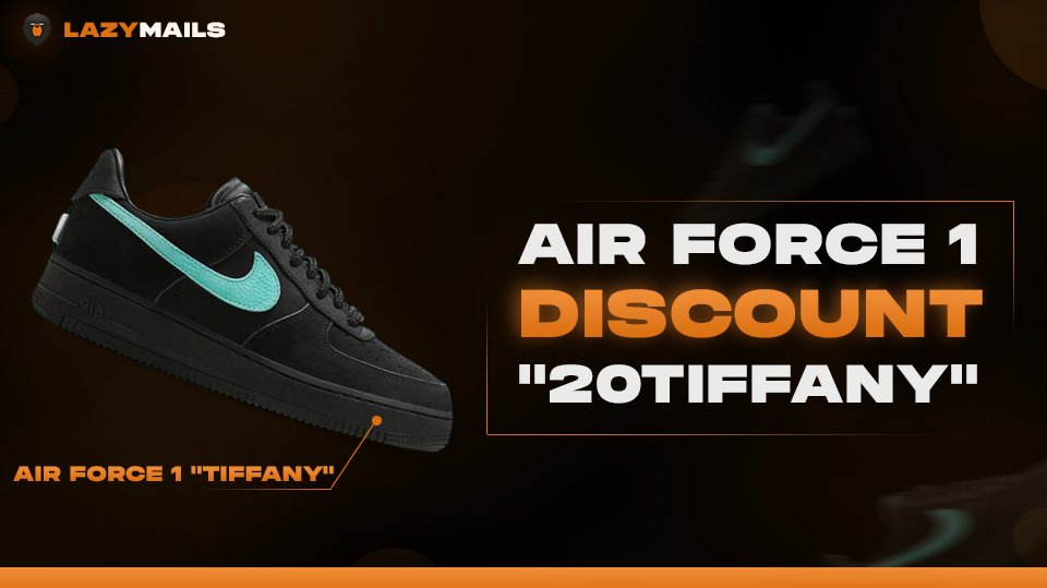 Another one! 📣
Be prepared for the Airforce 1 Tiffanys with 20% discount on Accounts and Emails!

Join up via the link in our bio 👈