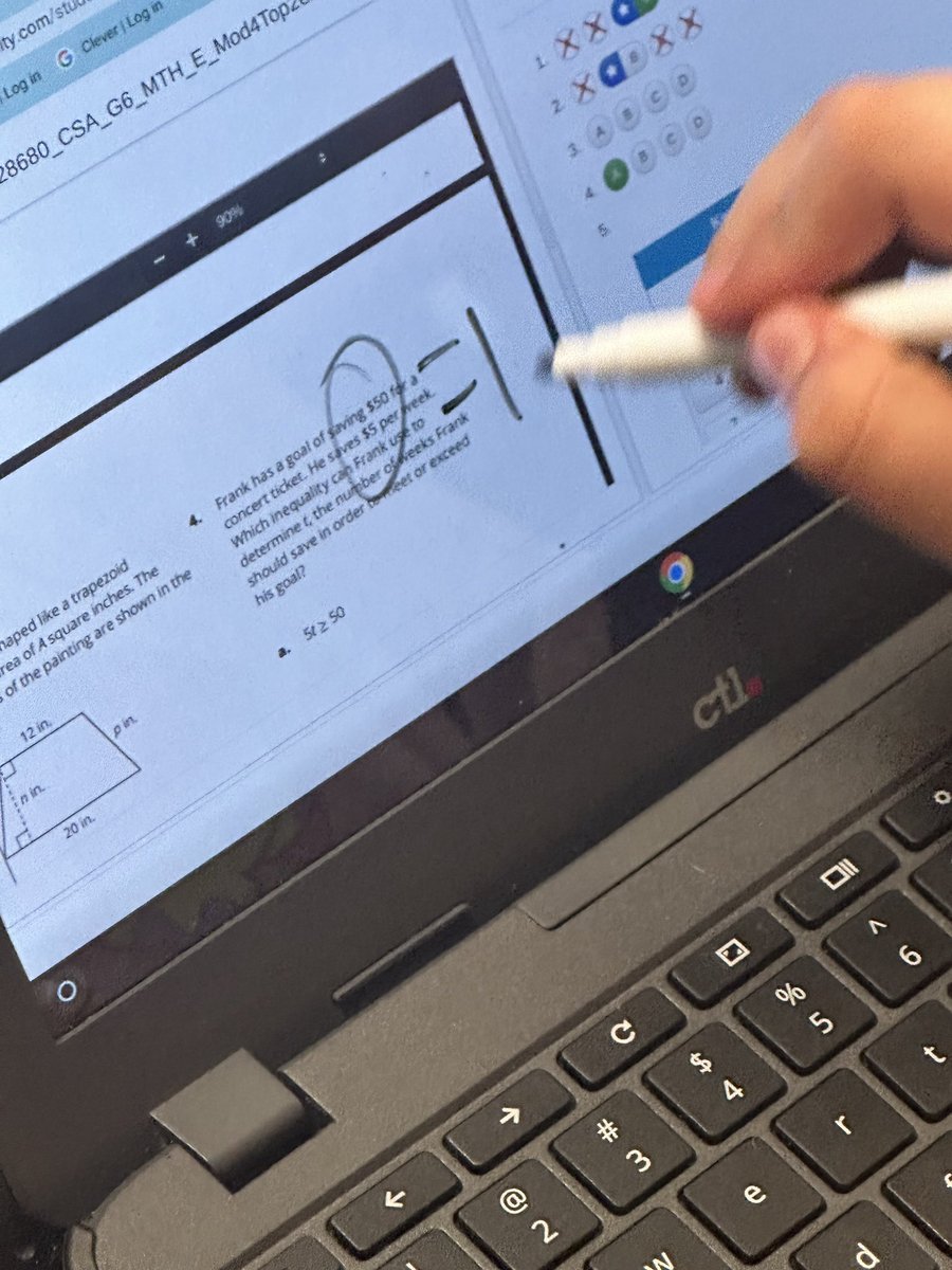 PaulaHisd's tweet photo. What to do on a beautiful Saturday morning? Mathia with a dry erase marker at Marshall MS. Doesn’t damage the screen and supports blending tech with tradition. Thank you Ms. Johnson and Ms. Cortez.  Love the work!! https://t.co/66W0woEa1X
