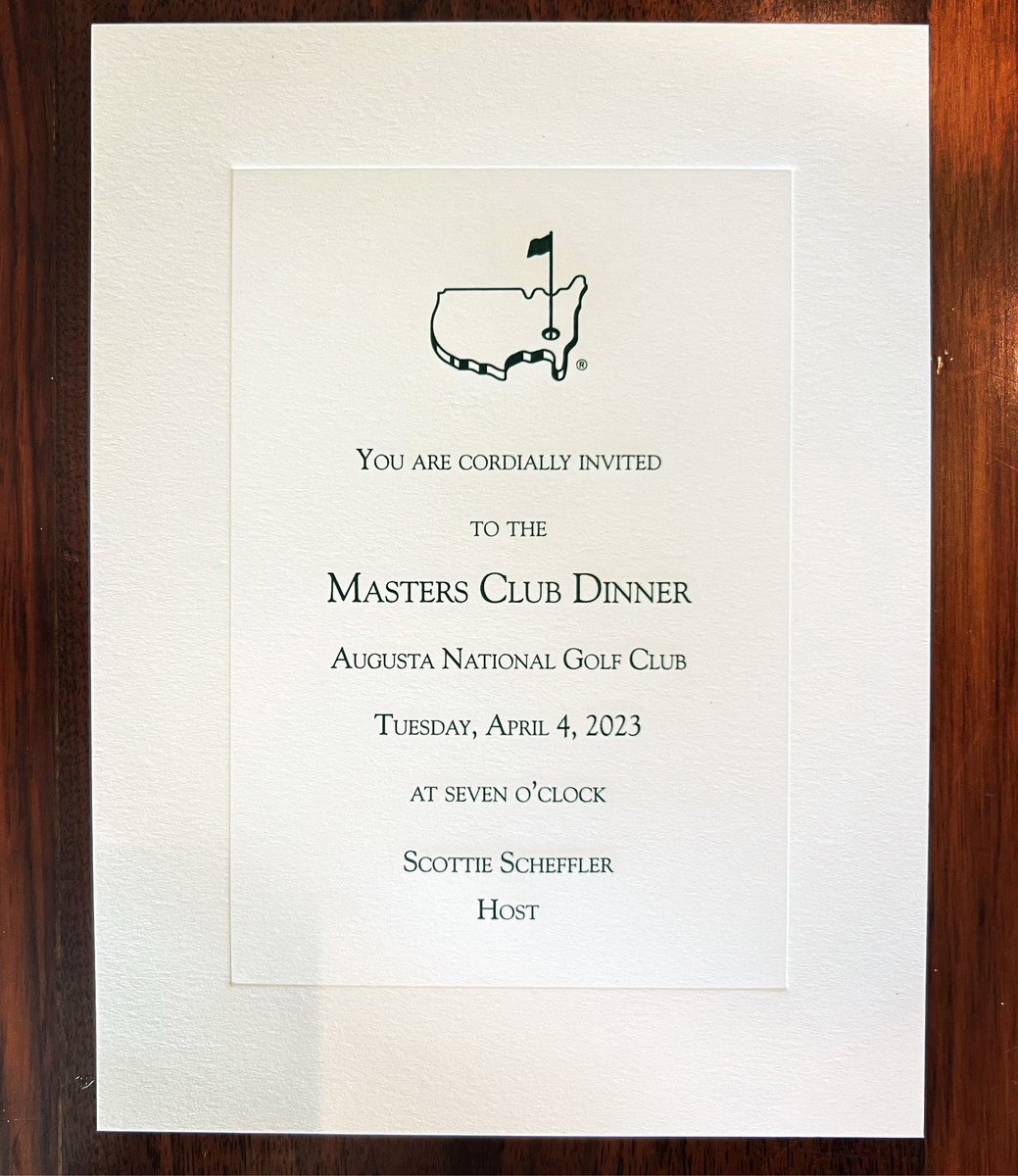 CaddieNetwork's tweet photo. What meal would you serve at @TheMasters Past Champion’s Dinner? 👀

(📸: @TrevorImmelman) https://t.co/W3ZOxCHyGG