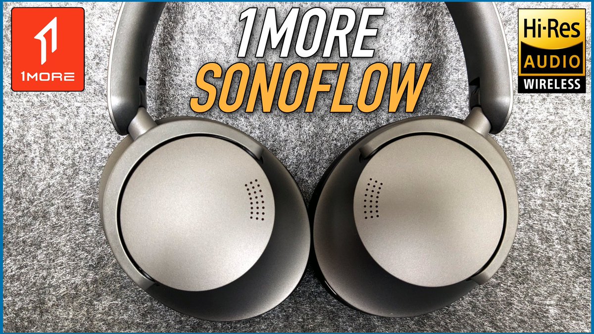 RichMusicTechR1's tweet image. 🚨NEW VIDEO🚨 Another SONY KILLER! 🔥 1MORE SonoFlow Wireless Active Noise Cancelling Headphones youtu.be/H62qQpZqc3U via @YouTube @1MoreGlobal #1more #sonoflow #headphones #audiophile