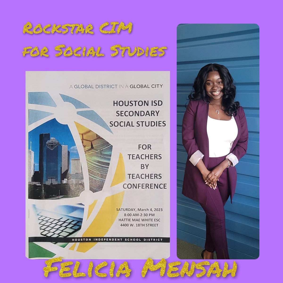 Traci🦄 Tousant (@traci_tousant) on Twitter photo What a phenomenal job @Fmensah90‼️
#FTBT2023
<a href="/HISDSocStudies/">HISDSecondarySocialStudies</a>
<a href="/csmith4_smith/">Connie Smith</a> <a href="/RahsheneDavis/">PGCPS Chief of Schools</a> @HISD_CAO What a phenomenal job @Fmensah90‼️
#FTBT2023
<a href="/HISDSocStudies/">HISDSecondarySocialStudies</a>
<a href="/csmith4_smith/">Connie Smith</a> <a href="/RahsheneDavis/">PGCPS Chief of Schools</a> @HISD_CAO