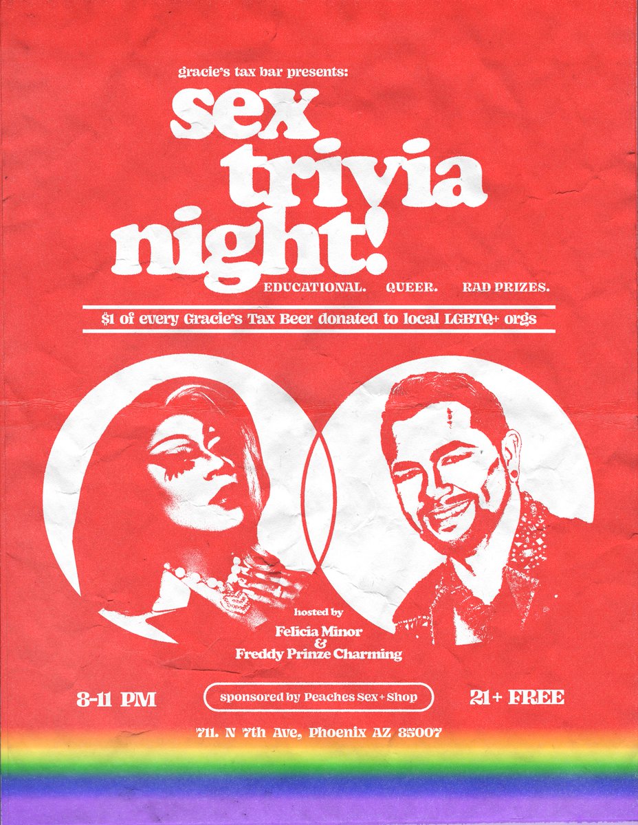 graciestaxbar's tweet photo. SEX TRIVIA TONIGHT 💋 Sign-up sheet goes out at 8PM! https://t.co/Es4KeiHVhR