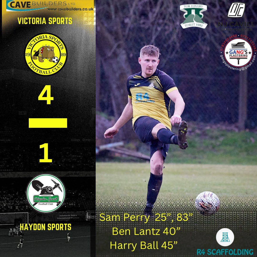 A Sam Perry double helps us on our way to a convincing 4-1 victory puts us into the final!

🆚