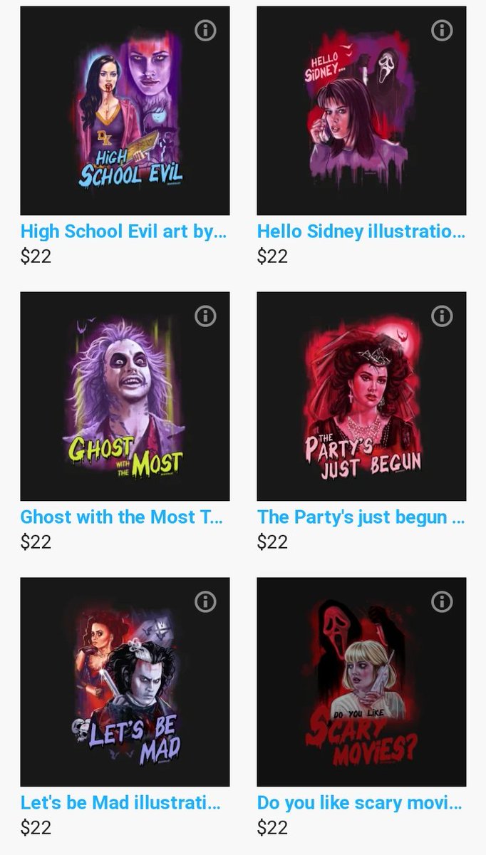 BwanaDevilArt's tweet photo. For spooky tees visit our Tee Public shop! 💀 For more designs click on the link below! 👇 

https://t.co/20qgACR5Sn

#bwanadevilart #art #illustration #tee #tees #teedesign #horrortees #spookytees #movieart #fanart #teepublic https://t.co/TWajUuuUOf