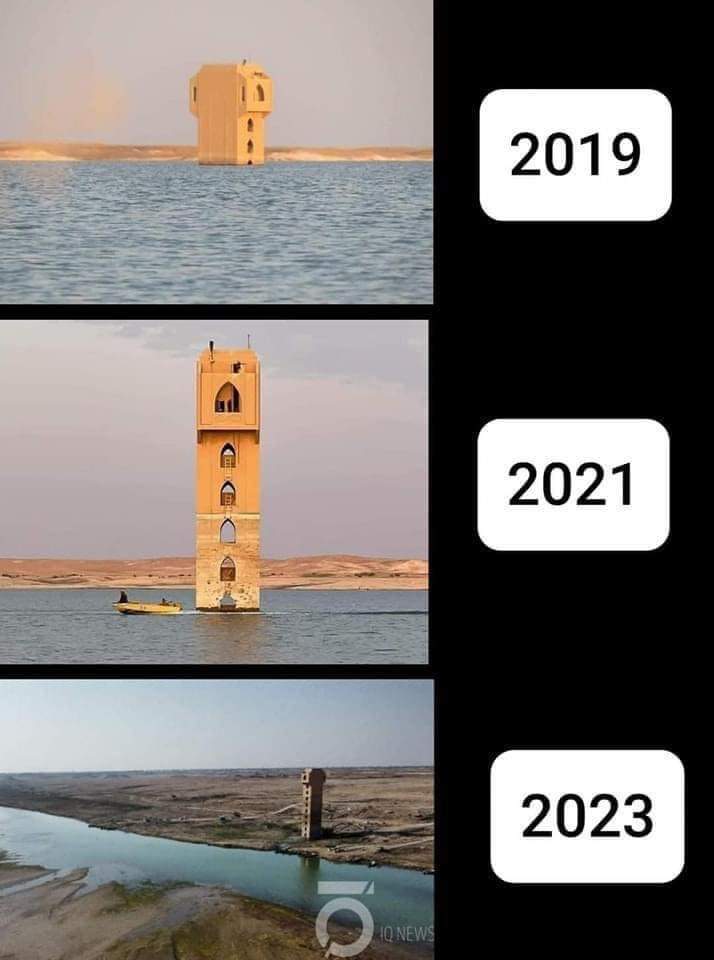 Aq_Sumer2266's tweet photo. تخيل حتى الان والحكو��ة العراقية لا تمتلك اية خططآ لمواجهة التحديات القادمة جراء نقص حاد في كميات المياه. 
نحتاج الى جهود كبيرة في إدارة المياه، 
#ClimateCrisis 
#التغييرات_المناخية
#العراق https://t.co/4uRSNnMekC