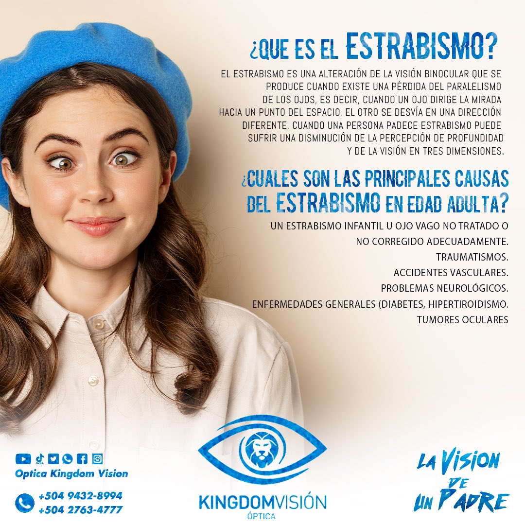 optica_kingdom's tweet photo. EL ESTRABISMO
Aquí te dejamos un poco de información asociada con el estrabismo

¡Agenda tu cita con nuestro Oftalmologo!

https://t.co/QtrkzPn2Mj

+504 9432-8994
+504 2763-4777

Feliz Día, Bendiciones.🤓

#optica #vision #promodad #honduras #promociones #lentes https://t.co/TkIU4AM6k6