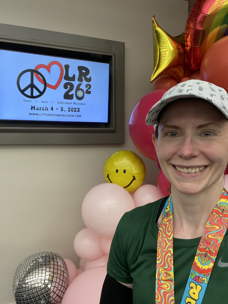 Had a good #run today at the <a href="/LRMarathon/">Little Rock Marathon</a> 10k! Finished in 49 minutes and was the first “old lady” masters across the line. #ArkansasRunner #10k