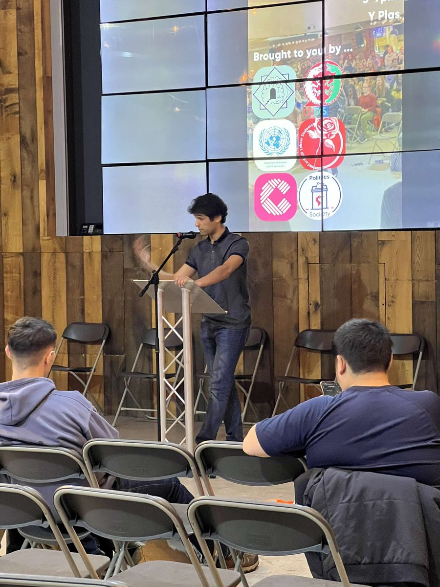 ZohaibCSUSenate's tweet photo. Was fantastic to be at the @cuphilosophysoc hustings and debates yesterday evening. As the only candidate for mental health officer who turned up this goes to show what I’m going to do as mental health officer of @cardiffstudents active engagement 
#cardiffstudents #cardiffuni https://t.co/SRfQ5R5sTK