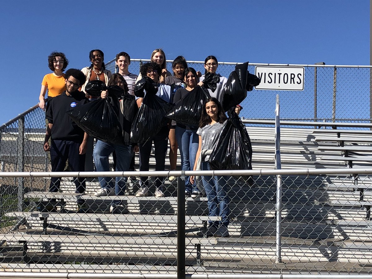 5 trash bags &amp; 7 hoodies later, HCCPHS NHS &amp; HHS Falcons cleaned up their campus &amp; sister schools SBMS &amp; Arlon Seay. Great kids volunteering their morning! <a href="/HCCPHSprincipal/">HCCPHS Principal</a> <a href="/EdiliaSepeda/">Edilia Sepeda</a> @SBMSLibrary <a href="/ssbratty/">Sally Bratton</a> <a href="/Natalie19730000/">Natalie jones</a> <a href="/mjuanita05/">Juanita Delgado</a> <a href="/DrChapmanCISD/">Dr. John E. Chapman III - Comal ISD Superintendent</a>