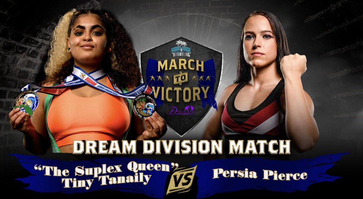 tanailysuplex's tweet image. TOMORROW!!
👑Queen’s Road👑 
🇵🇷#SuplexQueen vs 
🇳🇱#SubmissionQueen @KrazyKelsey1 

🗓️ MARCH 5th
🎟️ TampaBayProWrestling.com
🏠 @tampabaypro 

#プロcontrolSystem #FreestyleWrestlingChampion #grappler #persiapierce #lowki #wrestling #tampabay #tinytanaily