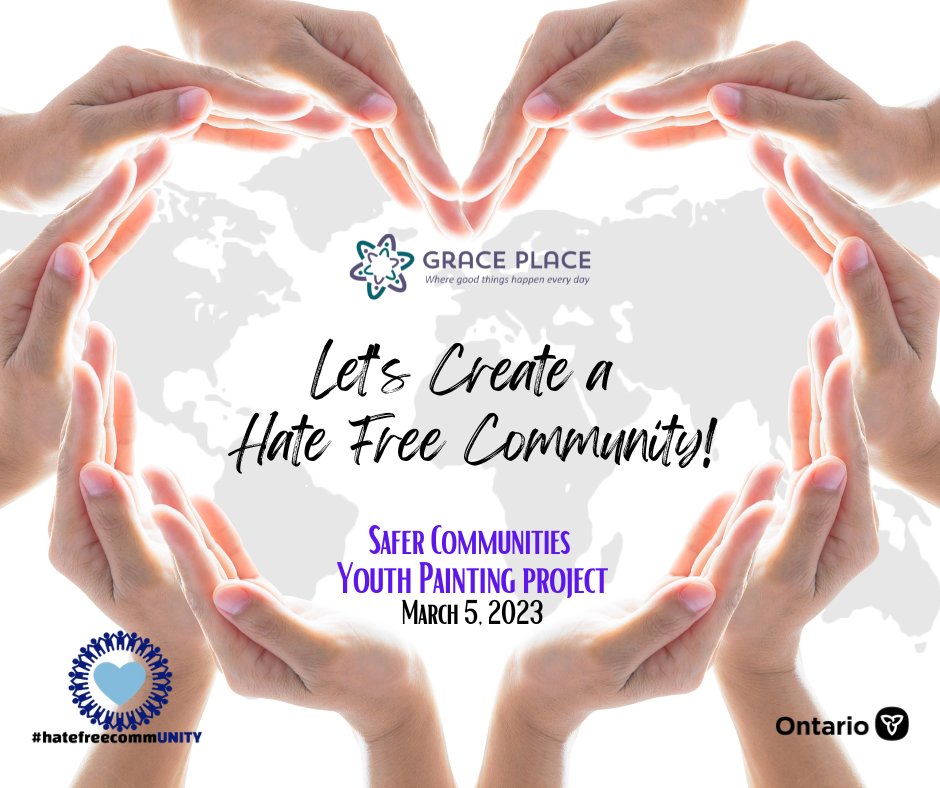 GracePlaceGPCRC's tweet photo. #hatefreecommunity

Young people are helping create a hate free community by expressing their thoughts and feelings through the medium of visual art. https://t.co/MmLJnpvwn6