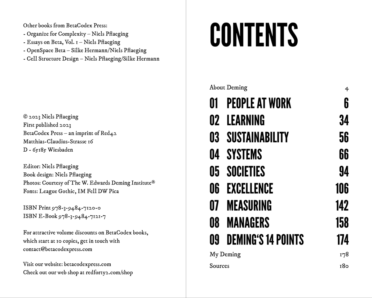 NielsPflaeging's tweet photo. My new book "What would Deming do?" is now available everywhere!
https://t.co/BEtTBCD9TY
You can also directly buy it directly from Red42:
https://t.co/RnytE8a98W
#whatwoulddemingdo #betacodex #betacodexpress https://t.co/XjFsdbBzyy