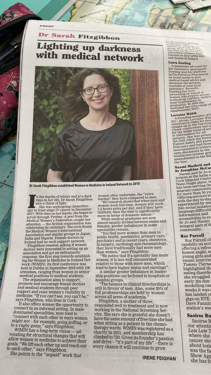 What a surreal experience to find myself included in this list of trailblazing women! Thanks <a href="/IreneFeighan/">Irene Feighan</a> for recognising my passion for gender equity in medicine <a href="/WomenMedIreland/">WiMIN</a> (and for helping me impress my kids 😁)