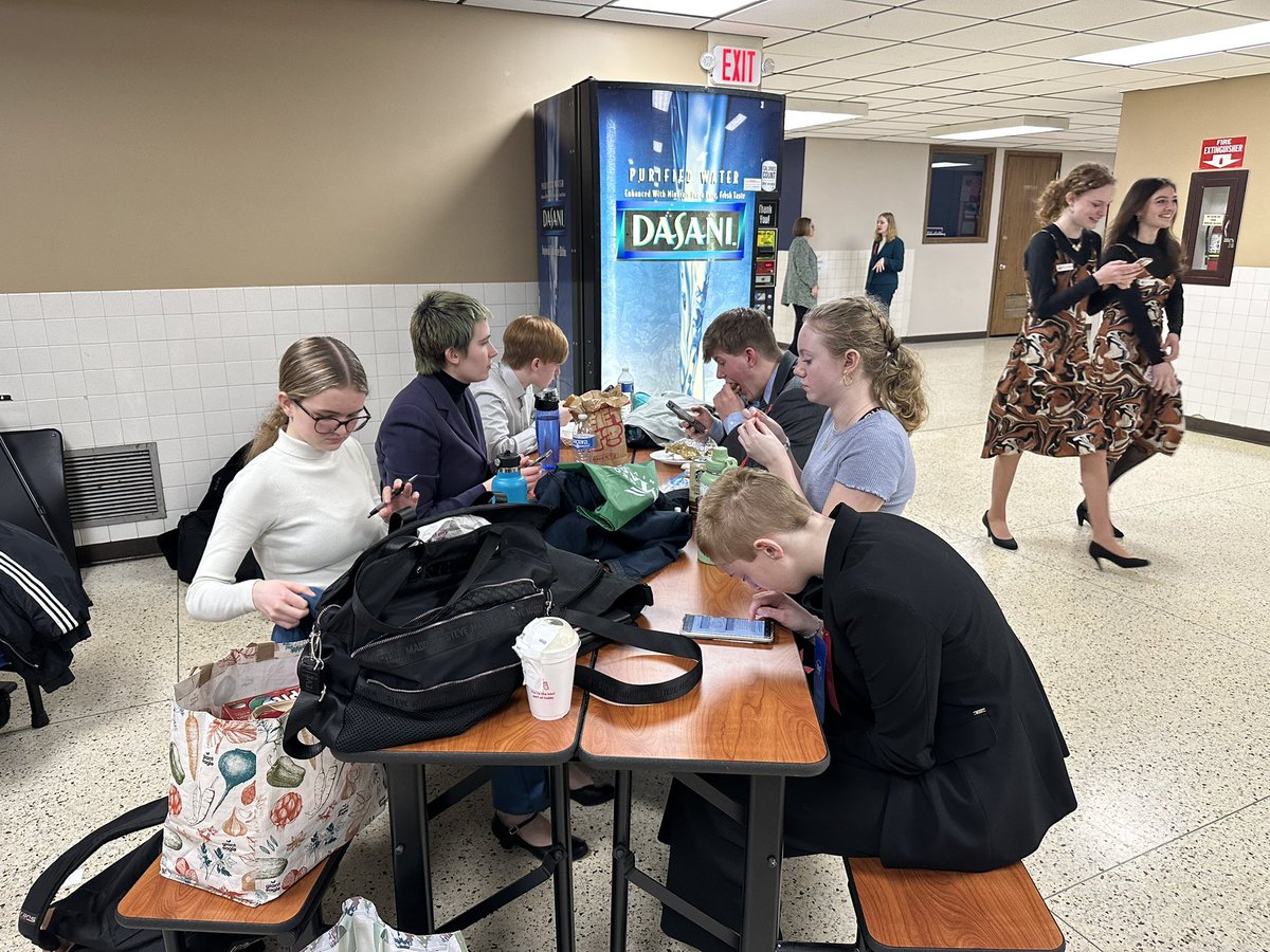 Good luck to Eden Truax as she competes in Semifinals at States (top 12) in Declamation!  Congrats to Addie Altmann and Jake Spencer for reaching Quarterfinals (top 24) in Humorous Interpretation!