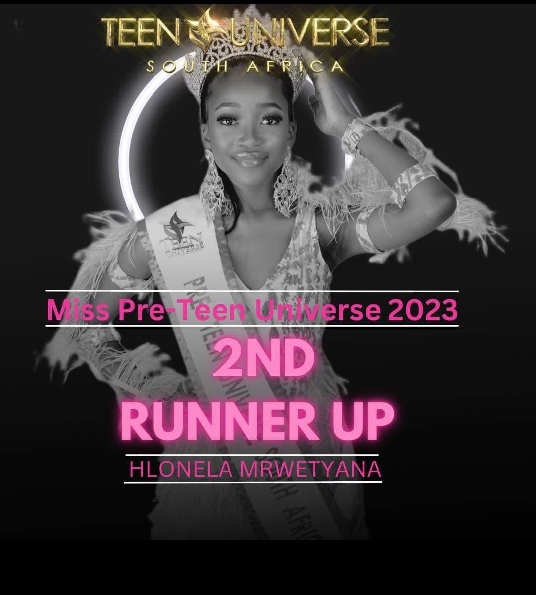The UMF congratulates Hlonela Mrwetyana for being crowned the 2nd runner up for Miss Pre-teen Universe and winning the best interview award. You represented South Africa, we are looking forward to seeing you inspiring and impacting every young girl in the GBV space. 🎊 💃🏿💃🏿🌹💞