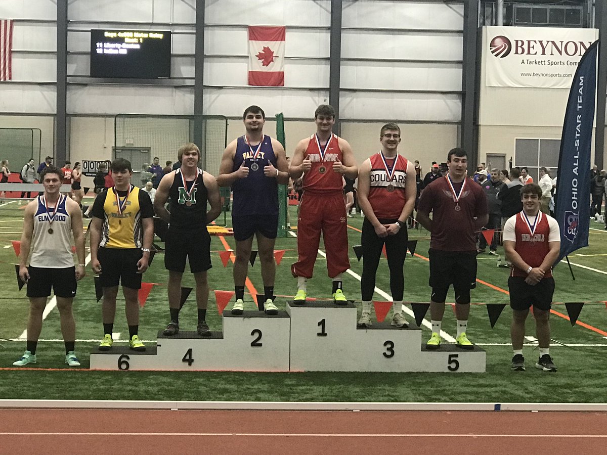 Great day at the indoor state meet with a 4th place finish🔥