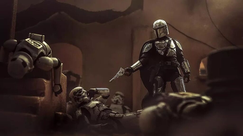 Well staged shot from @guillaume.gh4 🤘🏻 use #starwarstimeshow for features #themandalorian #stormtrooper #starwarstoyphotography  #LegoStarWarsTheSkywalkerSaga #TheMandalorian? #HighMagistrate 
Original: SWTimeShow