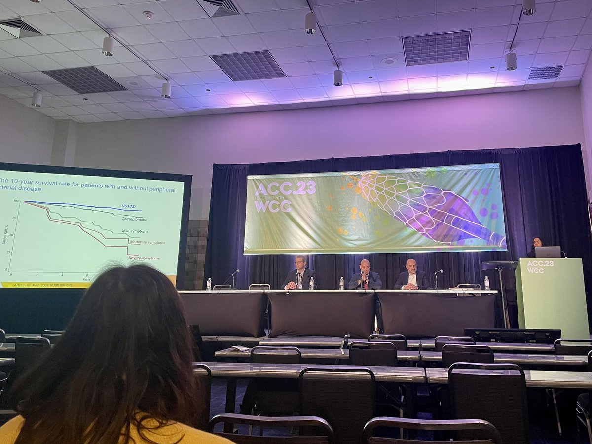 dmenefeepac's tweet photo. Thorough @SJcardio #ACC23 session on PAD &amp; my favorite slide https://t.co/BVXj1lKYdi